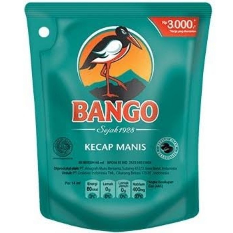 

kecap manis bango refill 60ml