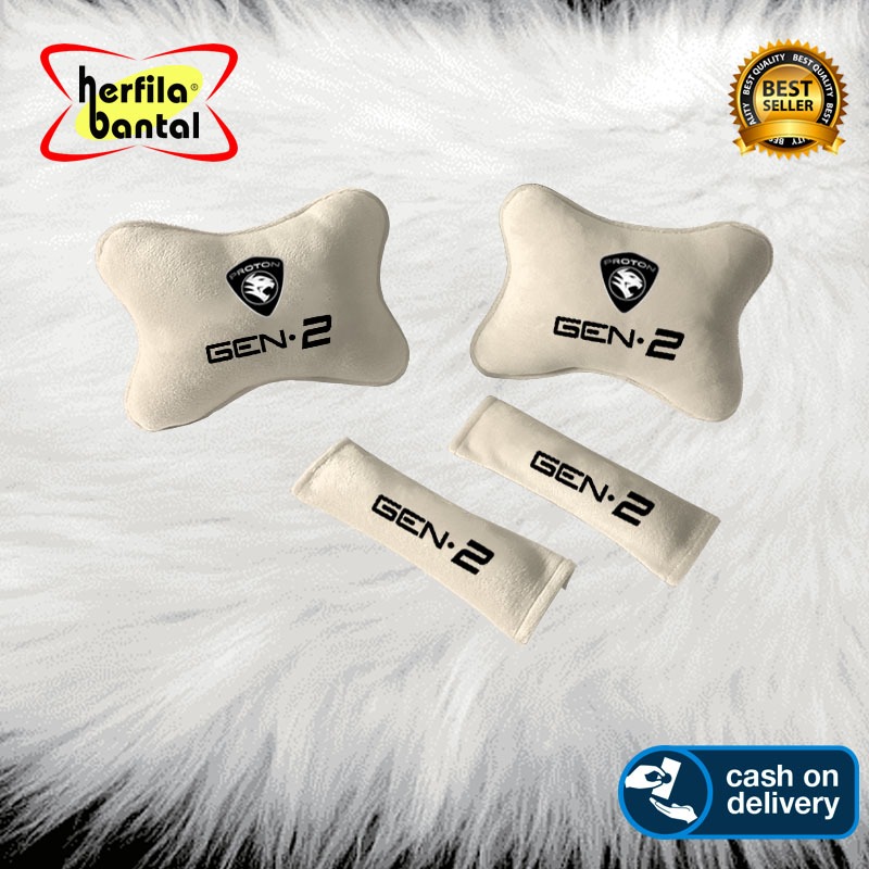 bantal headrest mobil proton gen2 aksesoris interior mobir proton gen2