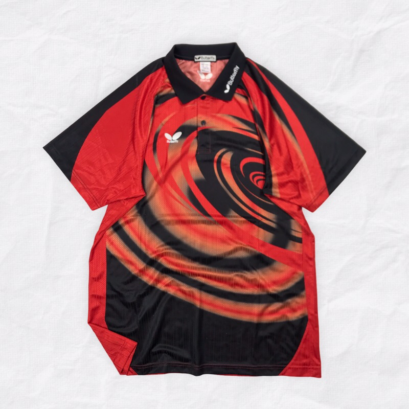 polo shirt butterfly size XXL | kaos kerah second