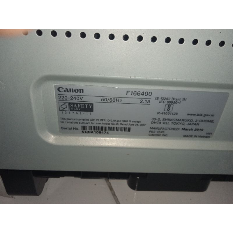 Printer canon LBP 6030 second