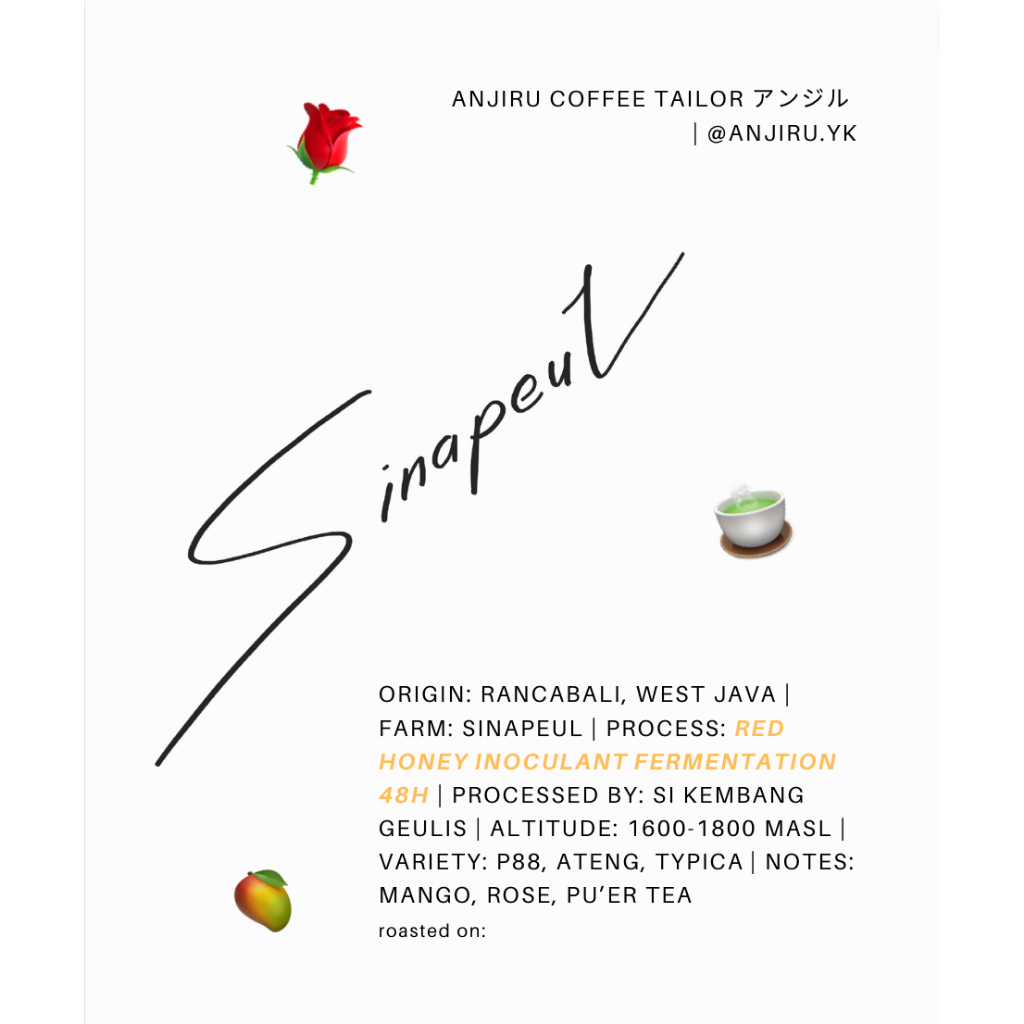 

Kopi Arabika Sinapeul Red Honey Inoculant Fermentation 48H Single Origin Filter Roast (BIJI/BUBUK)