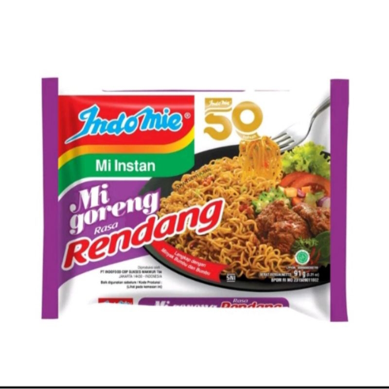 

INDOMIE RENDANG/MIE GORENG RENDANG