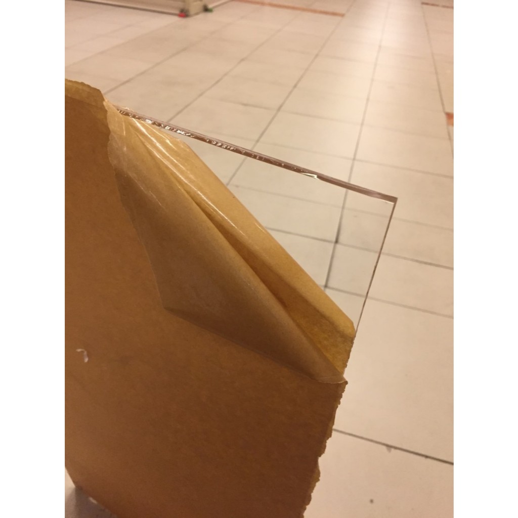 

Akrilik Lembaran Bening 10mm CUSTOM Ukuran BEBAS / Acrylic Sheet Custom