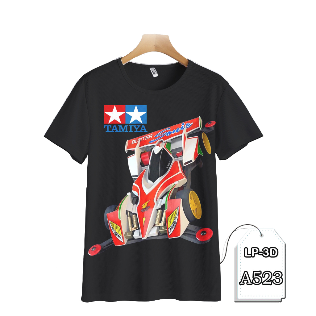 Kaos TAMIYA BUSTER SONIC SABER TAMIYA Kaos Anime Lets And Go #LP3D-A523