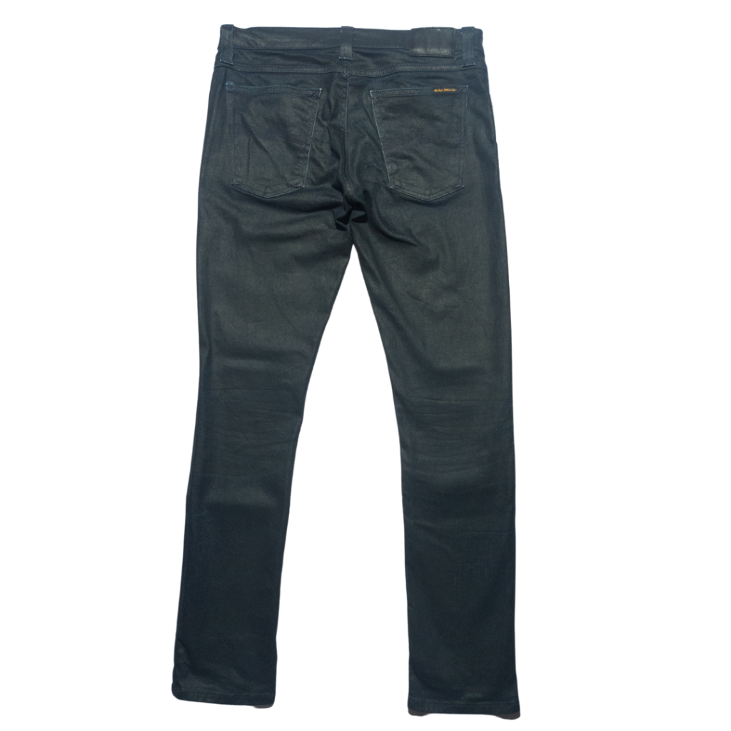 pakaian Pria Jeans Nudie Jeans Co Coated Black