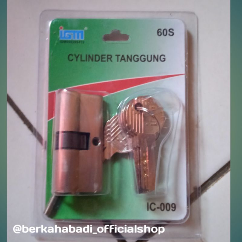 cylinder kunci pintu tanggung, merk IGM.