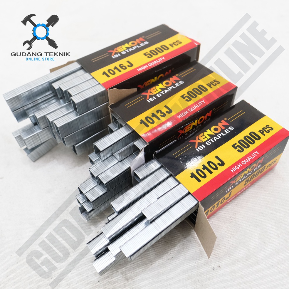 

ART Q58A Isi Staples Paku Tembak XENON 113J 116J Refill Air Nailer Stapler Gun XENON