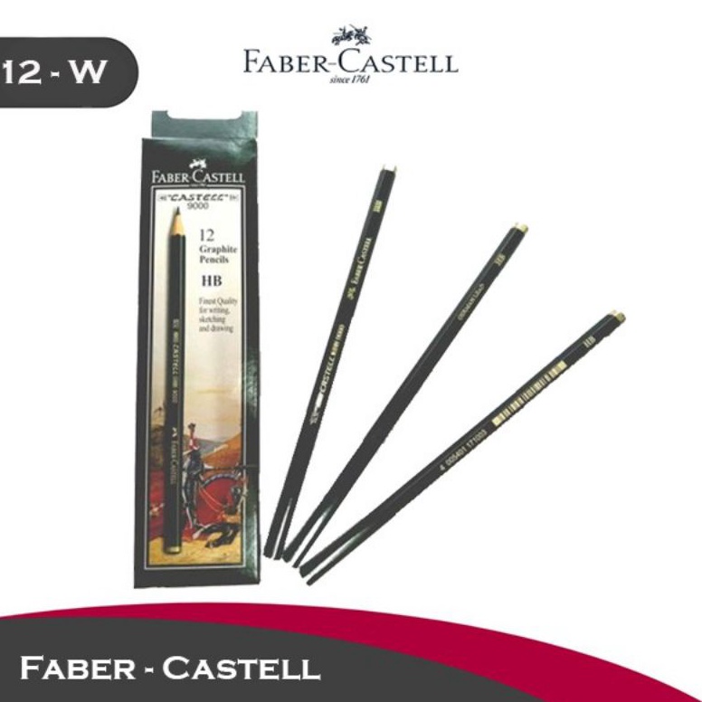 

ART D76J Pencil Pensil Faber Castell 2B 12pcs