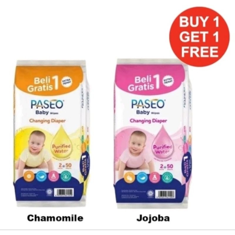 Tissue Basah Paseo / Tissue Basah Bayi / Ganti Popok / Tissue Basah Murah / Tissue Basah Bayi Paseo