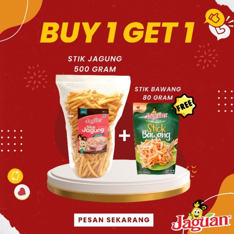 

Stik Jagung Jaguan Gorontalo ukuran 500 gram