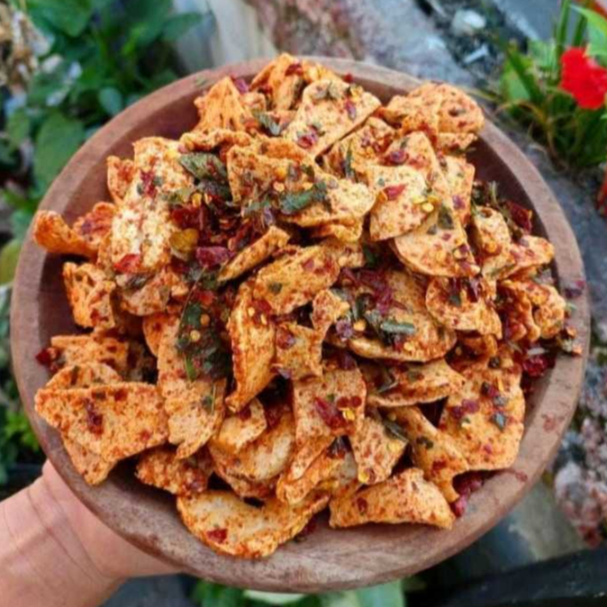 

keripik Basreng koin pedas daun jeruk Basreng kering keriuk isi 1.kg