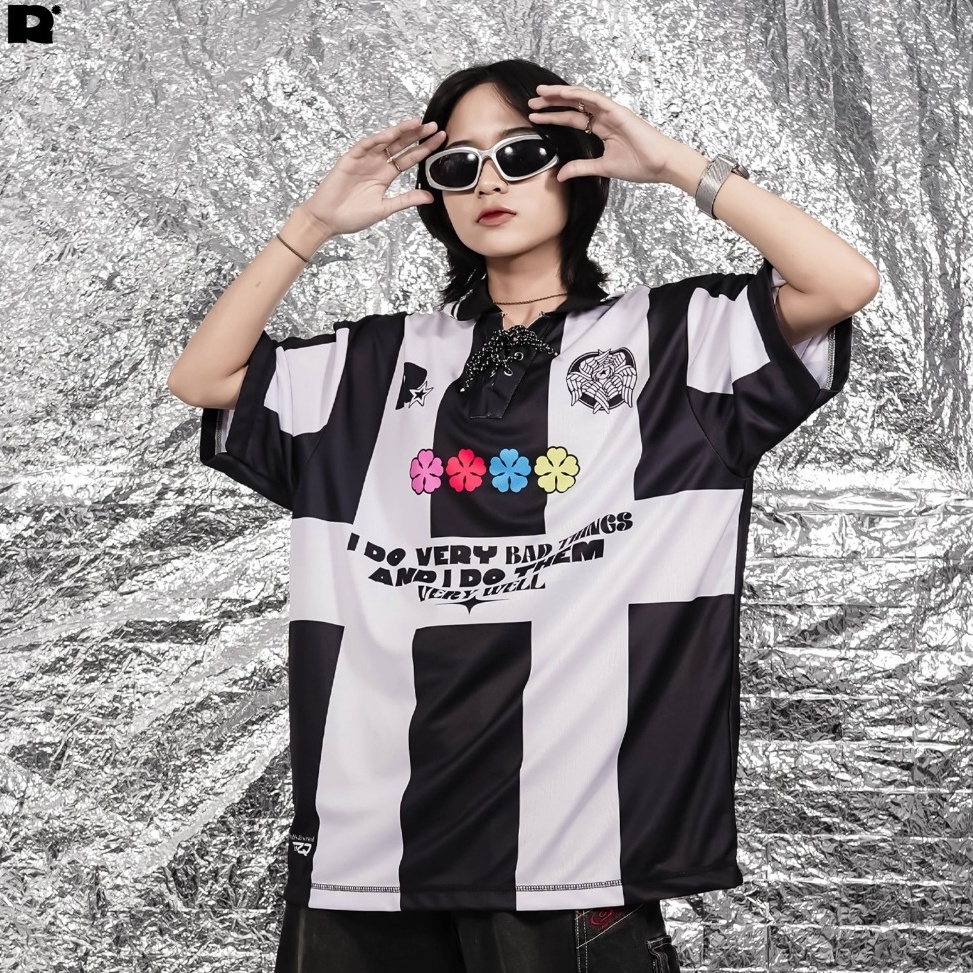 KODE L8O5 RZQ  Verywell  Streetwear  Jersey  Oversize  Boxy Fit  Retro  Vintage  Music  Musik  Rugby