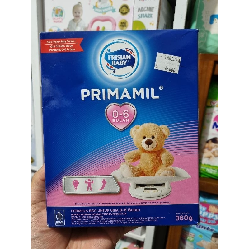 susu formula bayi Frisian Flag Primamil 0-6 bulan 360gr