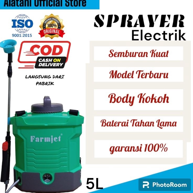 C POMPA SPRAYER ELEKTRIK 5LITER644 Ready Stok