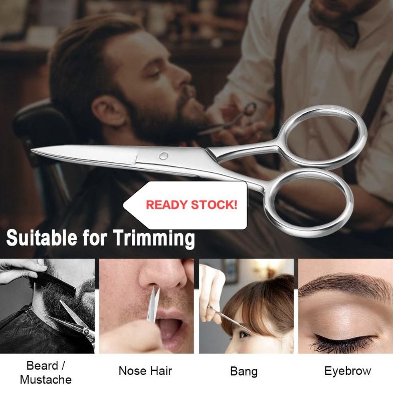 

ART N43Q COD GUNTING KUMIS Tajam Gunting Jenggot Alis Bahan Stainless Steel Beard Scissors