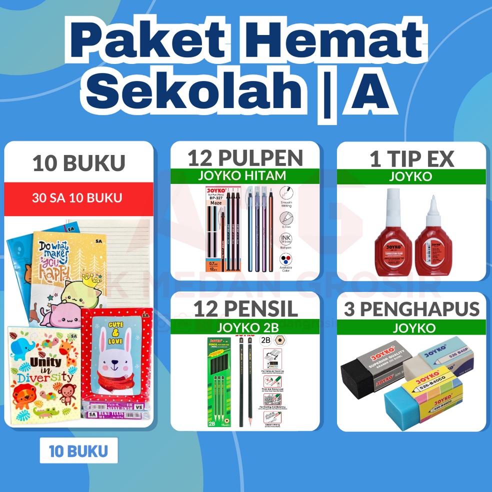 

KODE G6K8 PAKET SEKOLAH LENGKAP VERSI JOYKO MURAH
