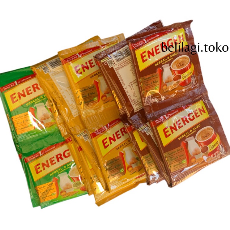 

Ready Stock Energen sachet K hijau vanila cokelat