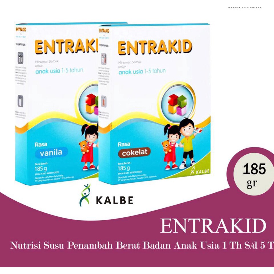 

Promo Sale ENTRAKID 185 gram Nutrisi Khusus untuk Anak