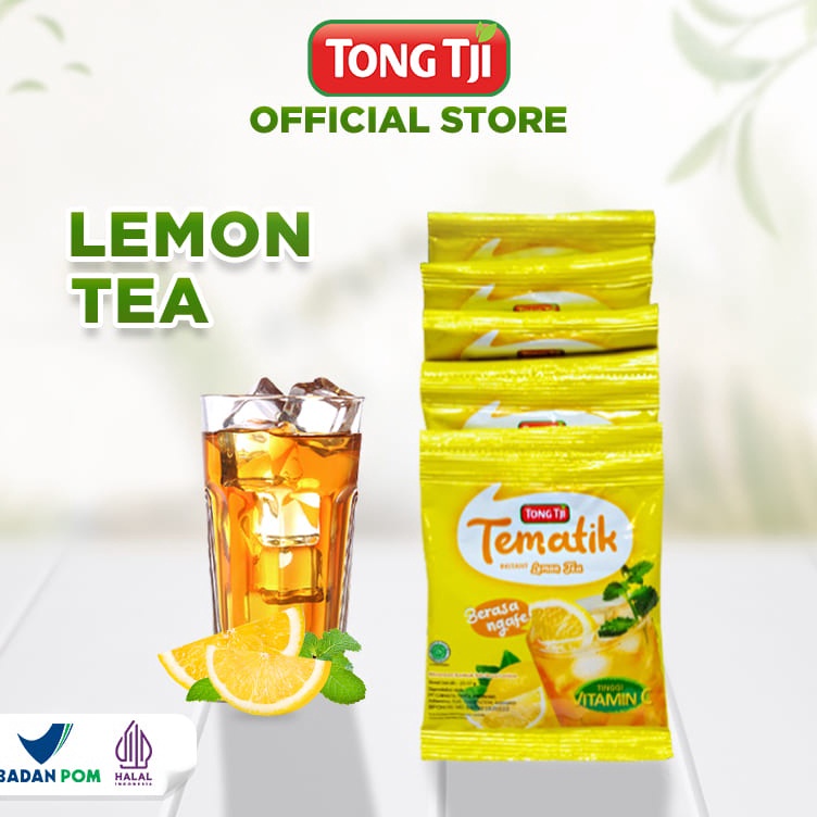 

Stok baru Tong Tji Tematik Lemon Tea 1s renceng