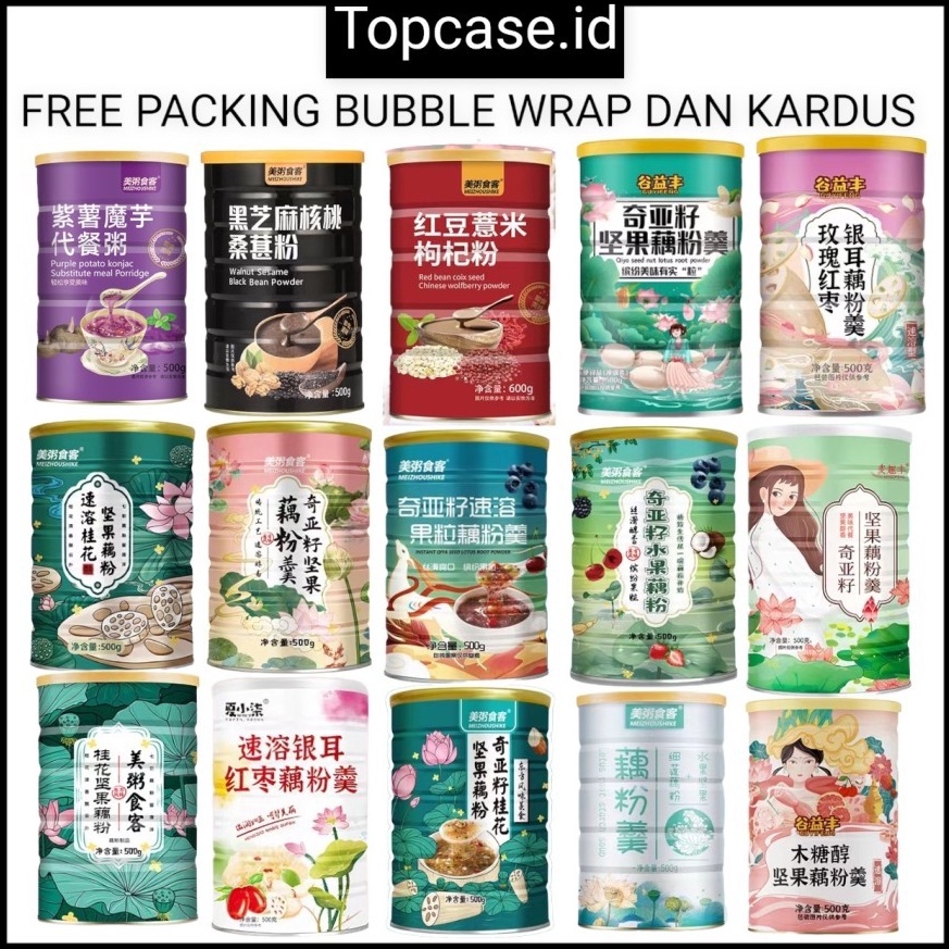 

New Collection Ou Fen Lotus Root Powder Makanan Diet Healthy Food Akar Teratai