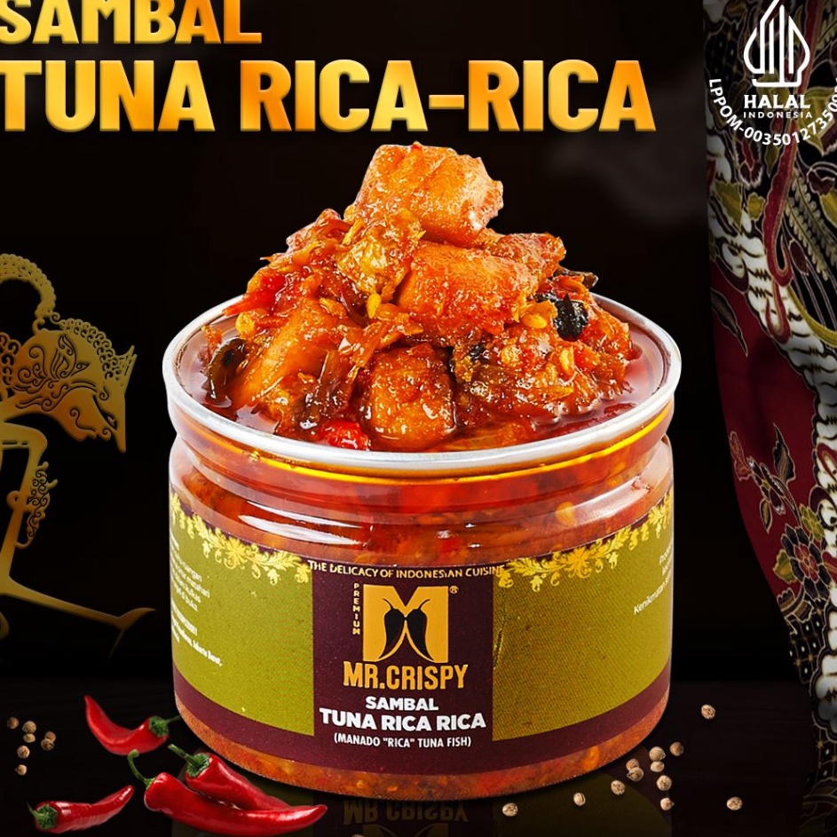 

Cuma hari ini Sambal Tuna Rica ManadoSambel MrCrispy
