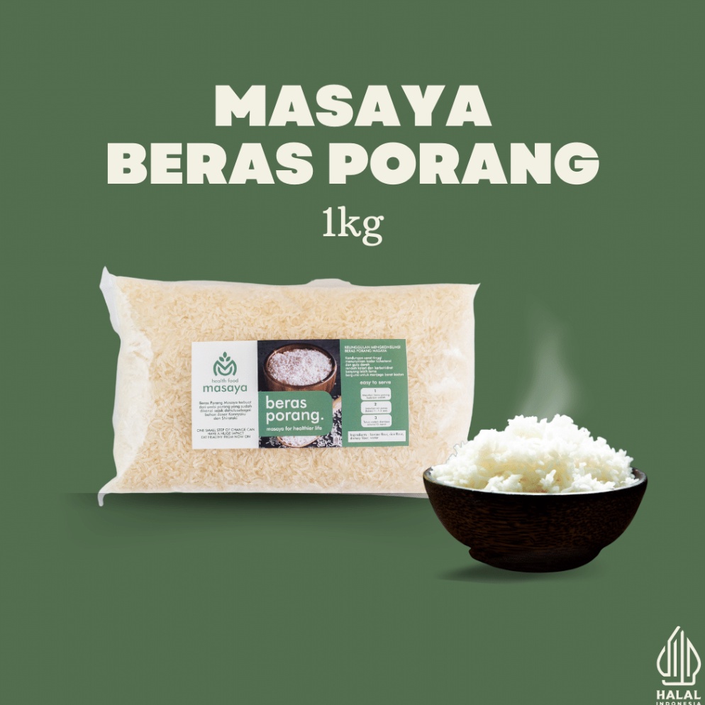 

Terkini 1kg MASAYA BERAS PORANG beras porang shirataki konjac diet health food