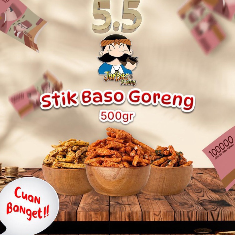 

Harga Spesial Basreng 5 gram Baso Goreng