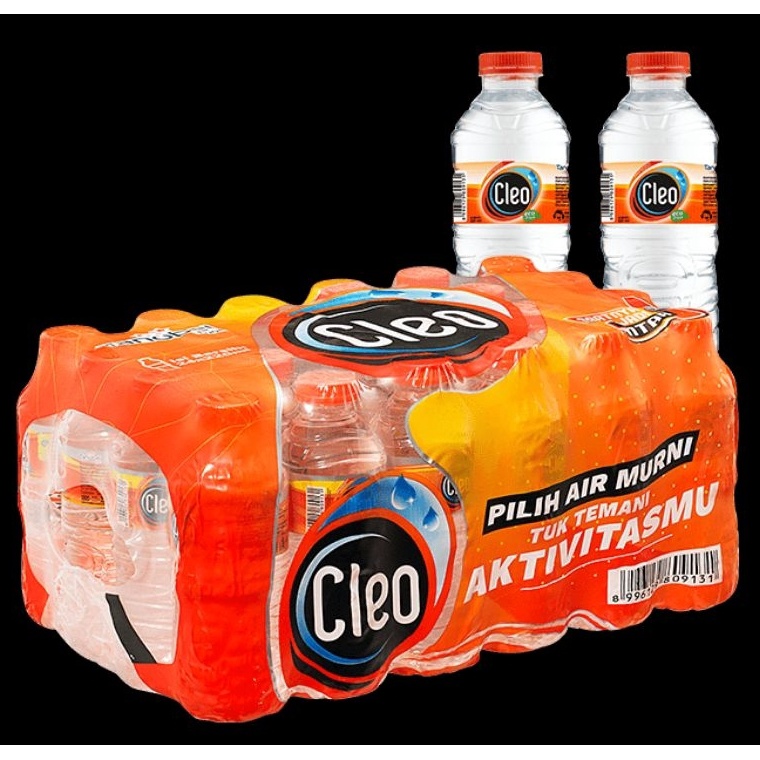 

Pasti Bisaa air mineral cleo botol 22 ml 1pack isi 24 botol