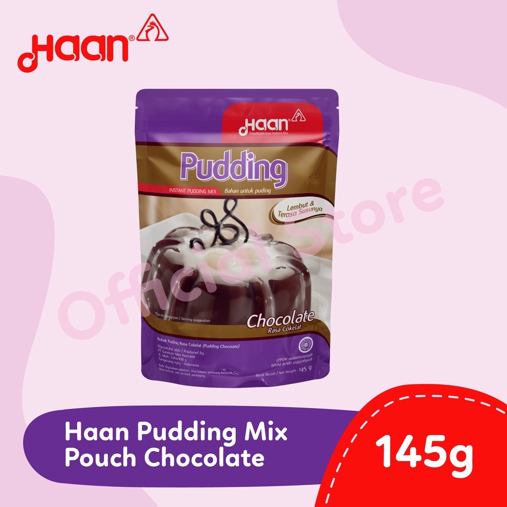 

Harga Spesial HAAN PUDDING CHOCOLATE 145gr