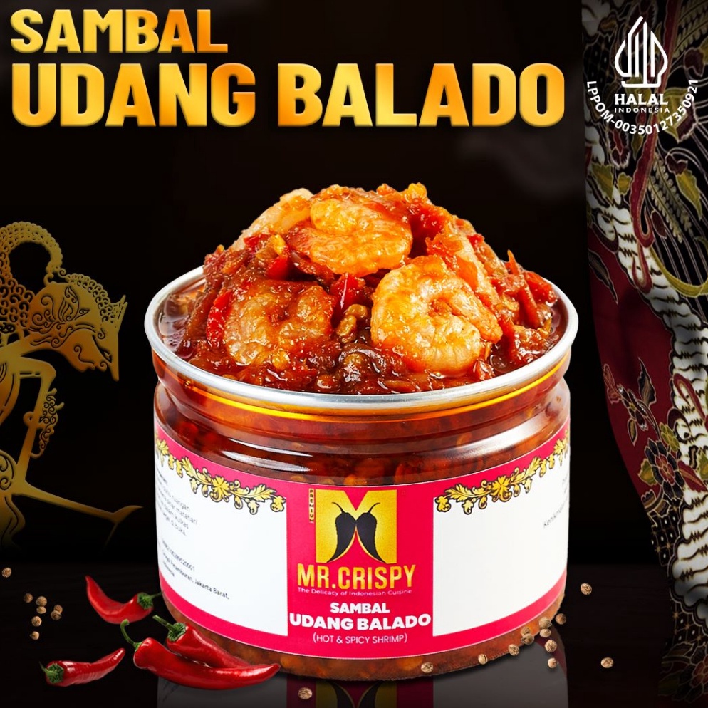 

Cuma disini Sambal Udang Balado Sambel MrCrispy