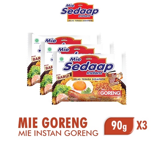 

Promo Keren Sedaap Mie Instan Goreng Bag 9 gr x3