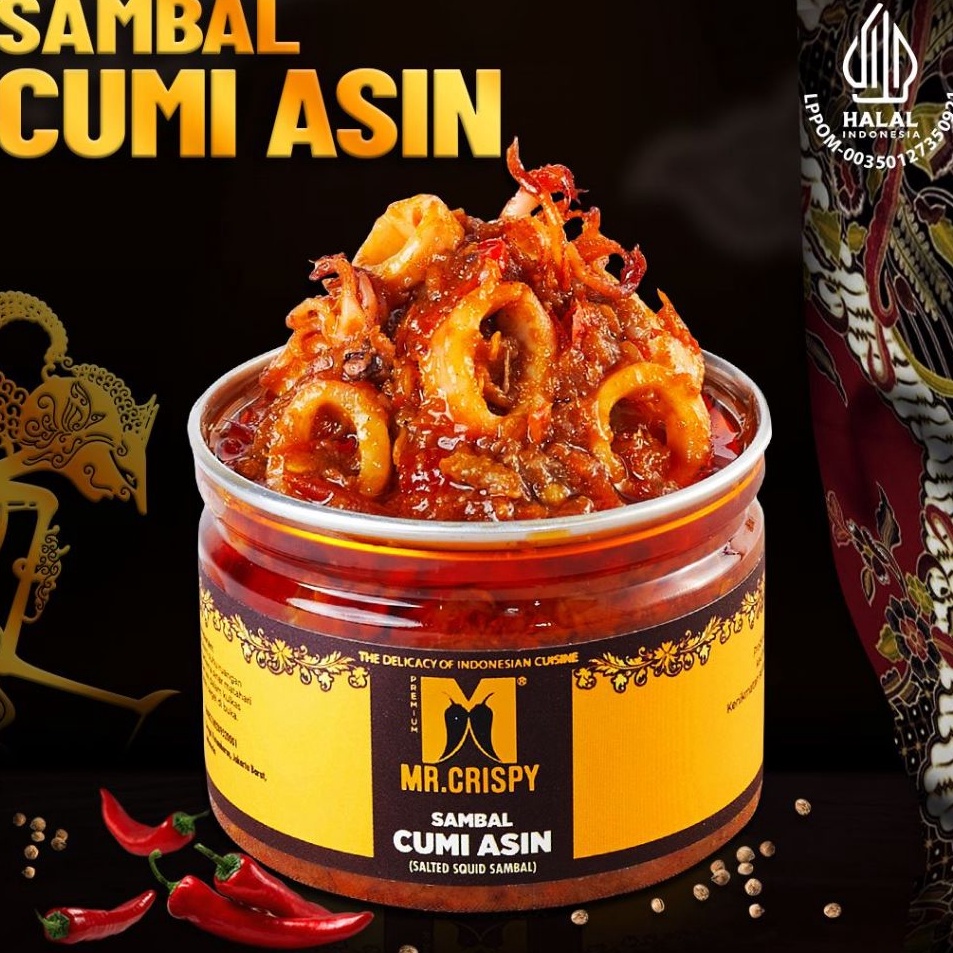 

Termurah Sambal Cumi AsinPeteBajak EbiTeri Medan Sambel MrCrispy