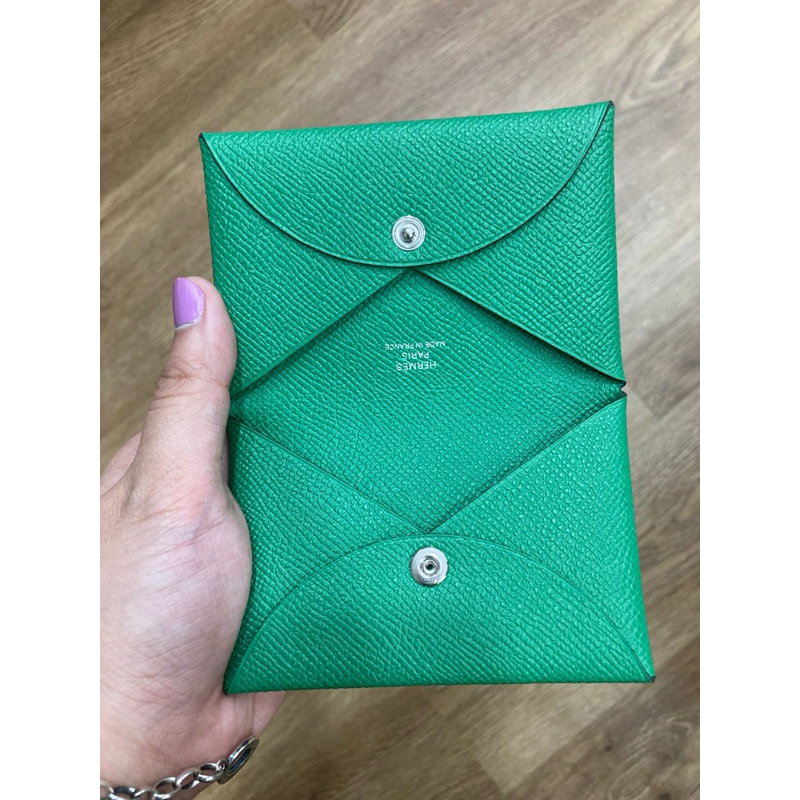 Preloved Hermes Calvi Epsom