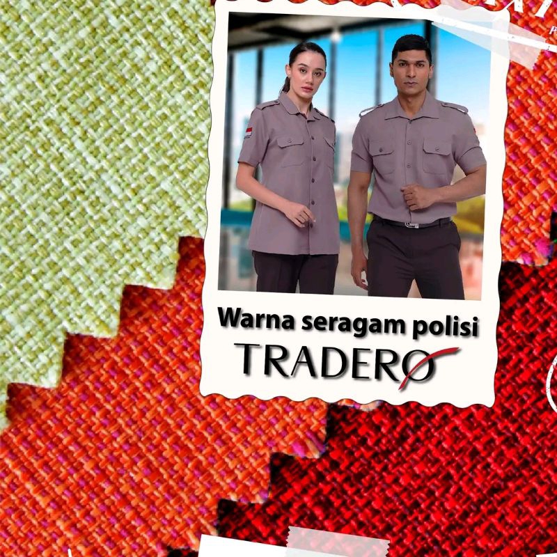 Kain Tradero By Maxistyle Bahan Seragam Dinas Resmi Polisi Polri Harga Per 10 CM