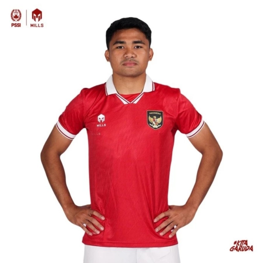 JERSEY TIMNAS INDONESIA HOME 2022-2023 MILLS REPLICA VERSION