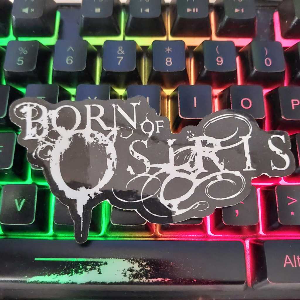 

Sticker BORN OF OSIRIS - STIKER MUSIK METAL / DEATHCORE / METALCORE / HYPECORE Air Bahan Vinyl