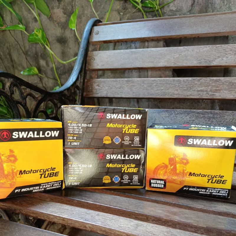 Ban Dalam SWALLOW 400/450-18 Untuk Ban Motor Ukuran (100/100-18, 110/100-18, 120/90-18)