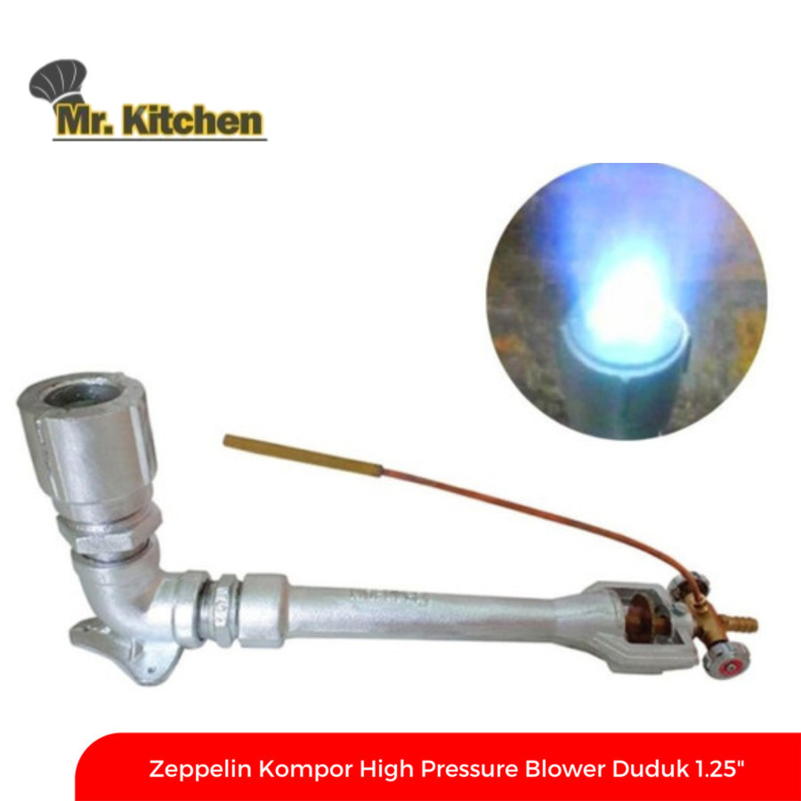 Zeppelin Kompor Cor Tekanan Tinggi Blower Duduk 1.25"