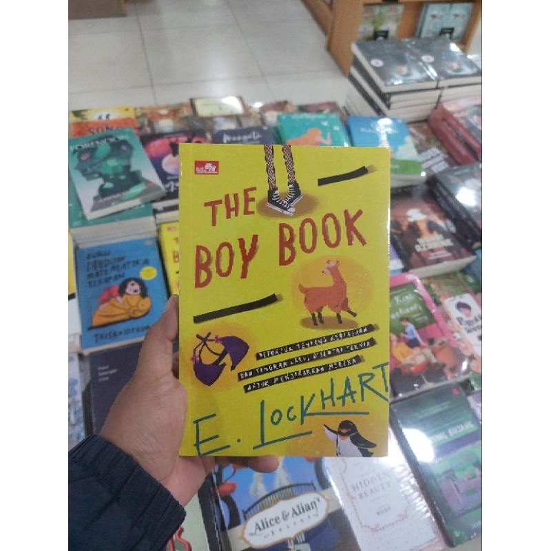 (Elex Media K) (Original, Segel) Novel The Boy Book - E. Lockhart