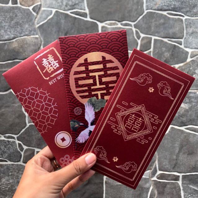 

Angpao Sangjit Amplop Merah Angpau Shuang Xi Premium Angpao Chinese Wedding