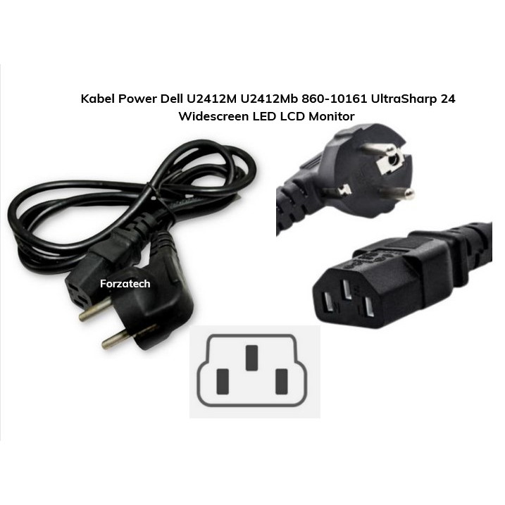 Ready Kabel Power Monitor U2412M U2412Mb 860-10161 UltraSharp 24 Widescreen Baru