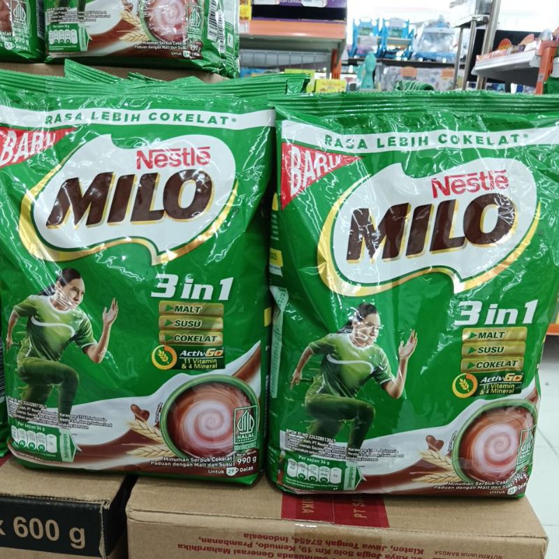 

MILO 3 IN 1 ACTIV GO 990GR