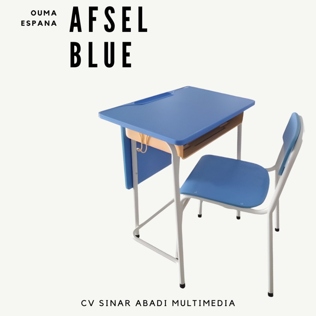 OUMA Meja & Kursi Siswa Type AFSEL BLUE