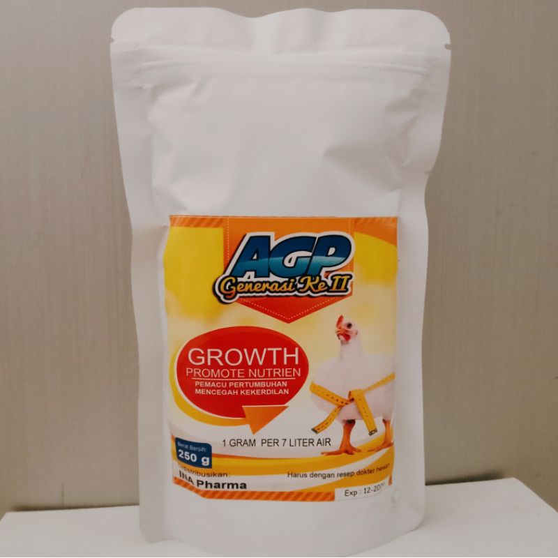 AGP Generasi ke II 250 gram Pemacu pertumbuhan ayam broiler