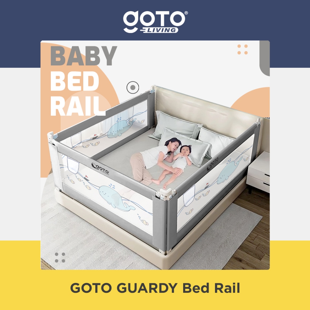 Goto Guardy Baby Bedrail Pembatas Pengaman Pagar Kasur Tidur Bayi