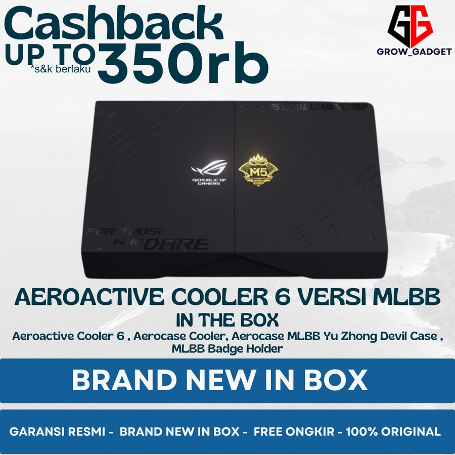 Aeroactive Cooler Rog Phone 6 Pro Original Resmi Asus Aerocooler