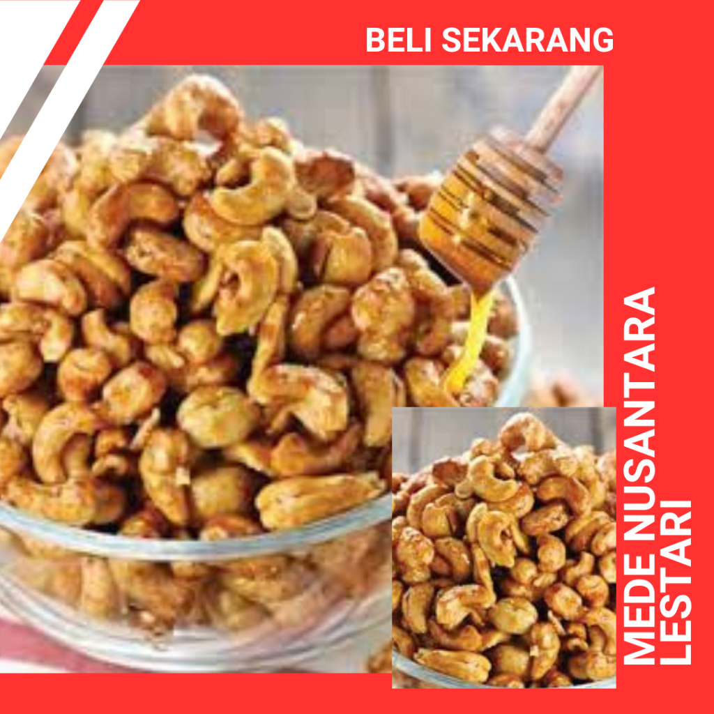 

Kacang Mede Madu 500Gram / Mede Madu Super /Mete Manis Madu / Best Seller Cashew With Honey