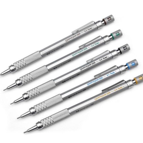 

KODE X1Y9 Pentel Graph Gear 5 Mechanical Drafting Pencil Pensil Mekanik