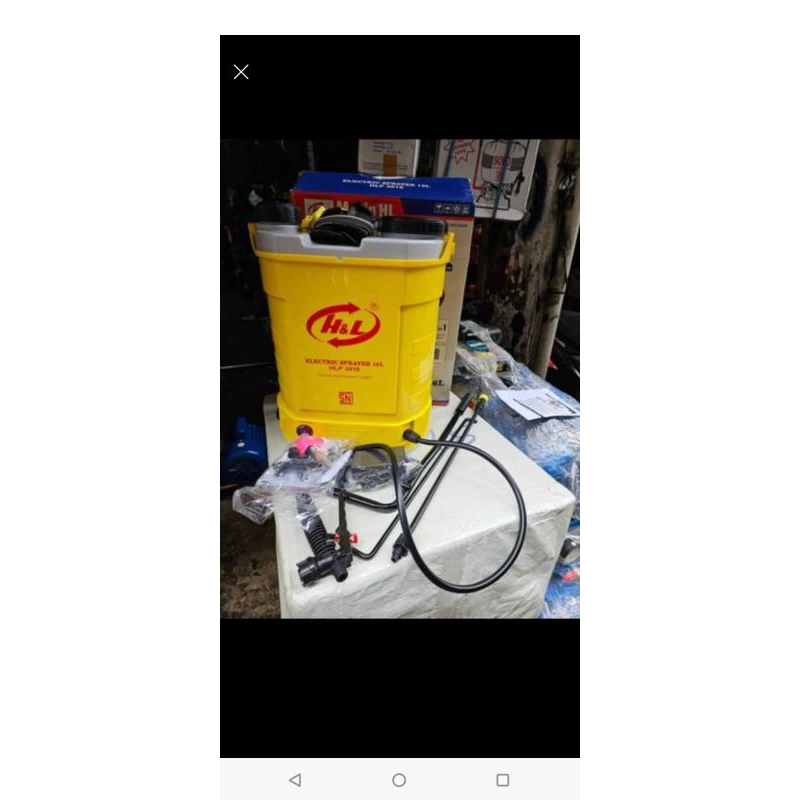 Alat Semprot / Sprayer Desinfektan Elektrik HnL 16 Liter