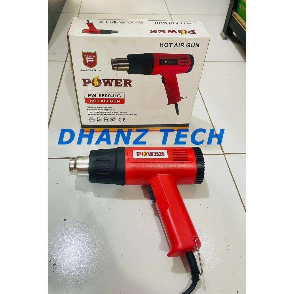 Mesin Pemanas Heat Gun Hot Gun PW-8800 Power Heat Gun Hot Air Gun
